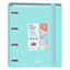 CARPETA A4 RECAMBIO SERENITY POLYFOAM 4 ANILLAS 35 MM VERDE | 1 UNIDADES | (DOHE DISEÑO)