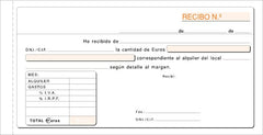 TALONARIO INQUILINATO 1/3 T-52 DUPLICADO AUTOCOPIANTE | 10 UNIDADES | (LOAN INDUSTRIAS GRAFICAS)
