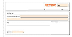 TALONARIO RECIBOS 1/3 FOLIO T-60 DUPLICADO AUTOCOPIANTE | 10 UNIDADES | (LOAN INDUSTRIAS GRAFICAS)