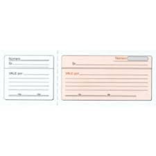 TALONARIO VALES 1/2 CUARTO T-18 | 10 UNIDADES | (LOAN INDUSTRIAS GRAFICAS)