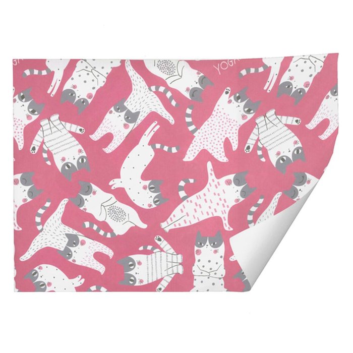 PAPEL REGALO PLIEGOS KRAFT BLANCO GATOS 70X100CM BUSQUETS | ARGUVAL, S,L | ENVASE 25 UDS. UNIDAD | 8422829650440