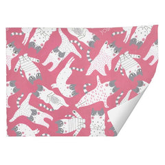 PAPEL REGALO PLIEGOS KRAFT BLANCO GATOS 70X100CM BUSQUETS | ARGUVAL, S,L | ENVASE 25 UDS. UNIDAD | 8422829650440