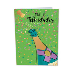 TARJETA GIGANTE BOTELLA CON TEXTO INTERIOR BUSQUETS 6U | ARGUVAL, S,L | ENVASE 6 UDS. UNIDAD | 8422829705485