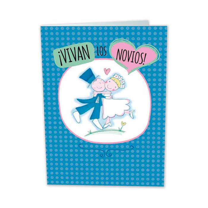 TARJETA GIGANTE BODA CON TEXTO INTERIOR BUSQUETS 6U | ARGUVAL, S,L | ENVASE 6 UDS. UNIDAD | 8422831421557
