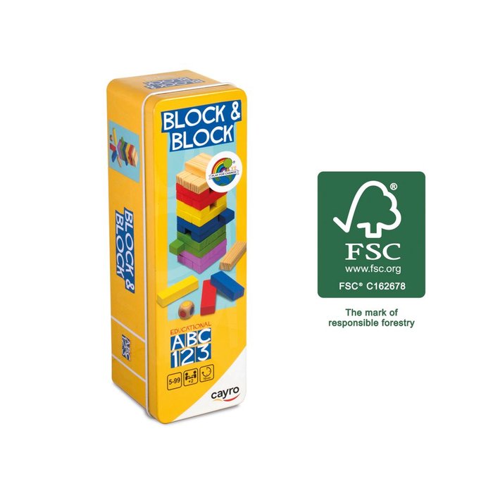 JUEGO DE MESA BLOCK & BLOCK METAL BOX | JUGUETES CAYRO S,L | 1 UNIDAD | 8422878071128
