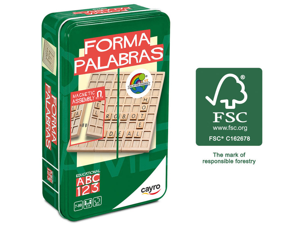 JUEGO FORMAPALABRAS TRAVEL METAL BOX | JUGUETES CAYRO S,L | 1 UNIDAD | 8422878071289