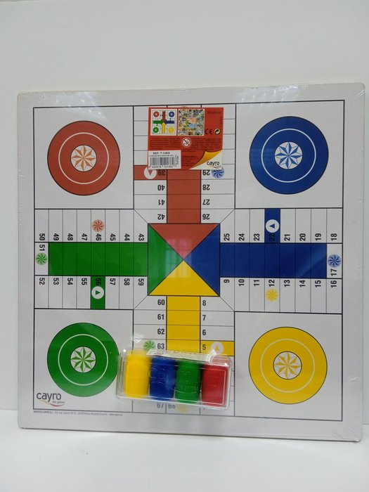 TABLERO PARCHIS OCA MADERA CON ACCESORIO 40 X 40 CM | JUGUETES CAYRO S,L | 1 UNIDAD | 8422878101382
