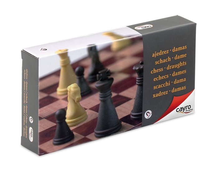 JUEGO DE MESA AJEDREZ DAMAS MAGNETICO PEQUEÑO | JUGUETES CAYRO S,L | 1 UNIDAD | 8422878404506