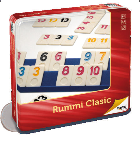 JUEGO DE MESA RUMMICLASIC METAL BOX | JUGUETES CAYRO S,L | 1 UNIDAD | 8422878707539