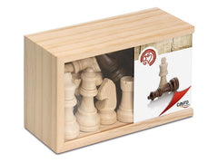JUEGO MESA FIGURAS AJEDREZ MADERA GRANDES TAPA TRANSPARENTE | JUGUETES CAYRO S,L | 1 UNIDAD | 8422878796168