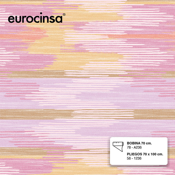 PAPEL REGALO BOBINA 62CM TODO AÑO DEGRADO ROSA | EUROCINSA | 1 UNIDAD | 8422917737831