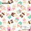 PAPEL REGALO BOBINA 62CM INFANTIL HELADOS ANIMALES | EUROCINSA | 1 UNIDAD | 8422917750816