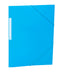 CARPETA SOLAPAS PP FOLIO ETIQUETA GOMA AZUL CLARO | 10 UNIDADES | (CARCHIDEA, S,L,)
