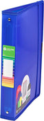 Carpeta Anillas Carton Pintado F Redond 4/40mm Azul