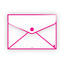 Sobre Portadocumentos Velcro Sendy A5 Rosa Neón, pack 6 ud.