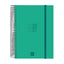 Agenda escolar espiral E10 Dp 26-27 verde Finocam