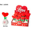 Expositor 12 Peluche Maceta Corazon Love PELUCHES ARTESANIA BEATRIZ
