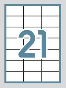 ETIQUETA MULTIFUNCION N 14 70X42,4 C/100 SPRINTJET | 1 UNIDADES | (FABRISA)