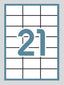 ETIQUETA MULTIFUNCION N 14 70X42,4 C/100 SPRINTJET | 1 UNIDADES | (FABRISA)