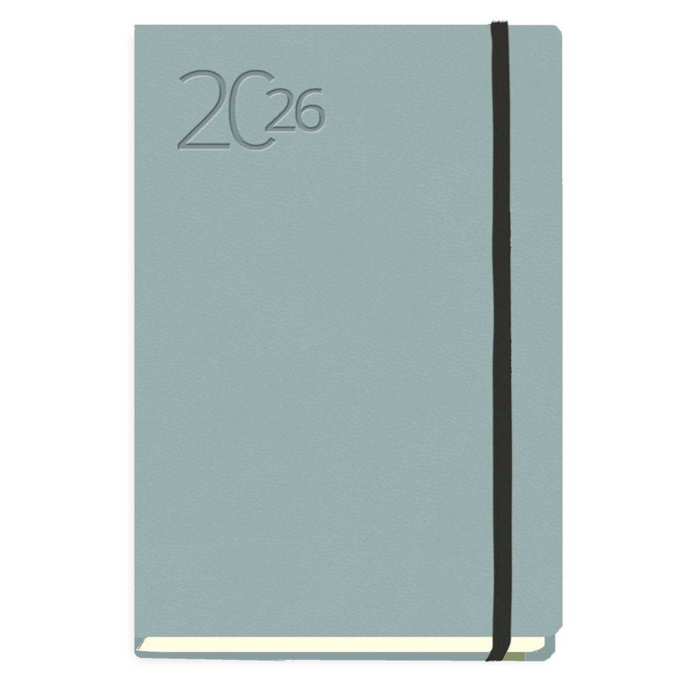 AGENDA ANUAL 2026 BARCINO TAPA FLEXIBLE POLIPIEL AZUL SV | MYRGA