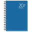 Agenda Anual 2027 Dueñas Día Página Azul MYRGA