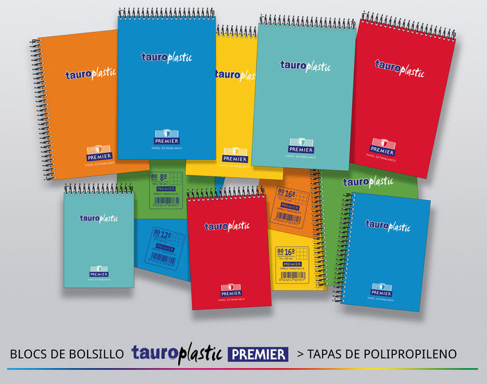 Bloc Espiral Estándar Liso 90g | Manipulados Zorrilla | Polipropileno | Formato Estándar | Pack 20 Unidades