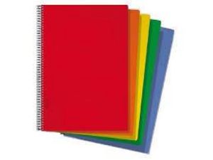 Bloc Espiral A4 Liso 80H 90g | Manipulados Zorrilla | Cartón | Formato A4 | Pack 8 Unidades