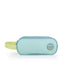 Portatodo rectangular triple con asa Whisper verde agua