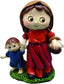 Mujer con Niño Resina Redondito 9,5 cms Belenes Puig S.L.
