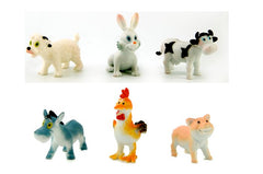 BOLSA 6 ANIMALES MODERNOS PLASTICO SURTIDOS 3,5 CM PARA BEL | BELENES PUIG S,L, | 1 UNIDAD | 8425158317404