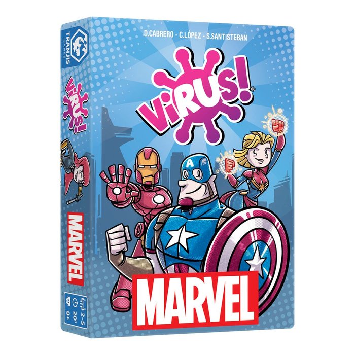 JUEGO DE MESA VIRUS MARVEL | TRANJIS | 1 UNIDAD | 8425402885758