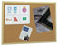 Tablero Corcho 607 60x120 cm Marco Pino FAIBO