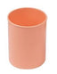 CUBILETE PLASTICO NARANJA PASTEL | 10 UNIDADES | (FAIBO)
