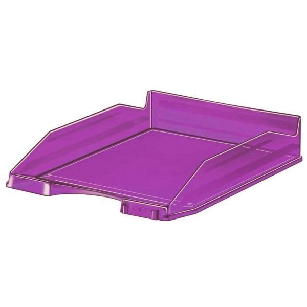 BANDEJA PLASTICO 93 APILABLE TRANSLUCIDA VIOLETA | 10 UNIDADES | (FAIBO)