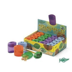 EXP 20 AFILALAPIZ PLASTICO FAIBO DOS USOS CON DEPOSITO | 20 UNIDADES | (FAIBO)