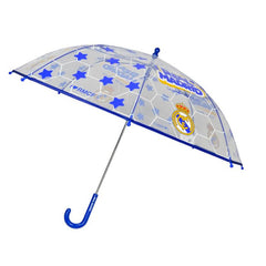 PARAGUAS MANUAL INFANTIL 48 CM TRANSPARENTE REAL MADRID | CYP | 1 UNIDAD | 8426842109206