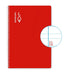 Bloc Espiral Folio 50H 70 g Pauta Montessori Rojo EscoLoFi