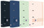 Pack 10 Carpetas plásticas con anillas Oxford A4+ multicolor