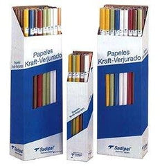 PAPEL KRAFT ROLLO 25M AZUL | 1 UNIDADES | (SADIPAL)