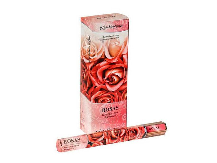INCIENSO MEJORES ROSA ROJA | CASA AROMAS/FLOR DE MAYO | ENVASE 6 UDS. UNIDAD | 8428390029678