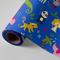 BOBINA REGALO 31CM 2KG INFANTIL JUNGLA | WONDER WRAPPER | 1 UNIDAD | 8429640002229