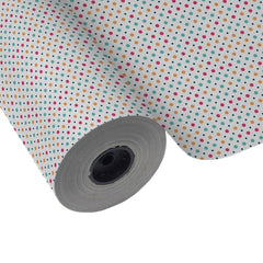 PAPEL REGALO BOBINA 31CM 2K TODO AÑO PUNTOS ROJOS | WONDER WRAPPER | 1 UNIDAD | 8429640022043