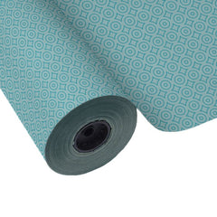 PAPEL REGALO BOBINA 62CM 4K GEOMETRICO CIRCULOS CELESTE | WONDER WRAPPER | 1 UNIDAD | 8429640022517