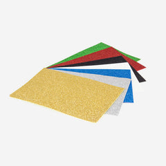 LAMINA GOMA EVA PURPURINA 40X60CM LILA PACK 10 UDS | 1 UNIDADES | (PRYSE, S,A,)