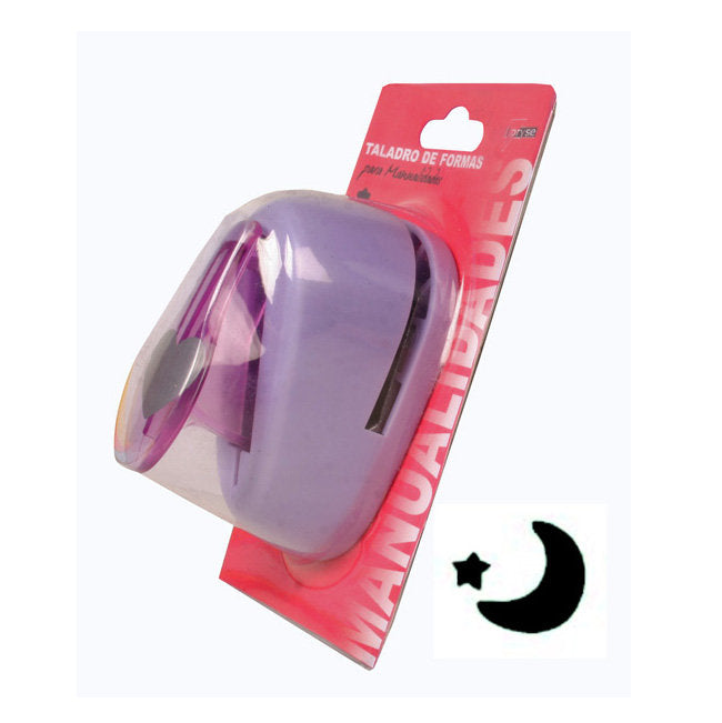 TALADRO MANUALIDADES 2,5CM LUNA | 1 UNIDADES | (PRYSE, S,A,)