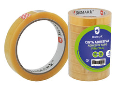 CINTA ADHESIVA BISMARK 66X19MM | 8 UNIDADES | (POESSA BISMARK BASICO)