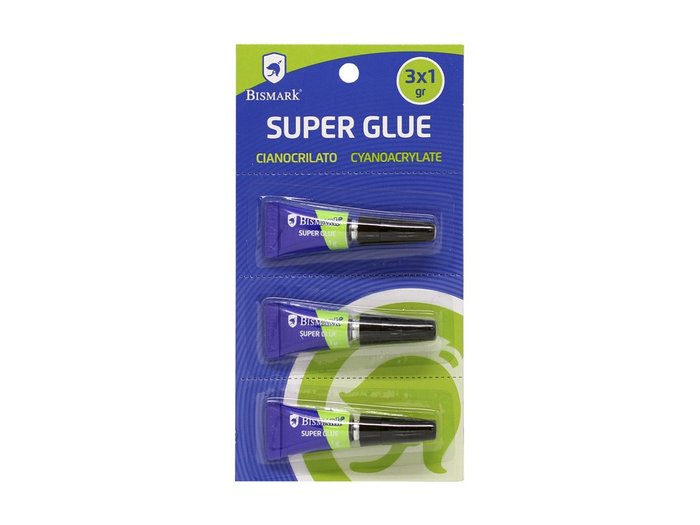 Pack 3 unidades pegamento instantáneo Bismark 1 gr para reparaciones rápidas
