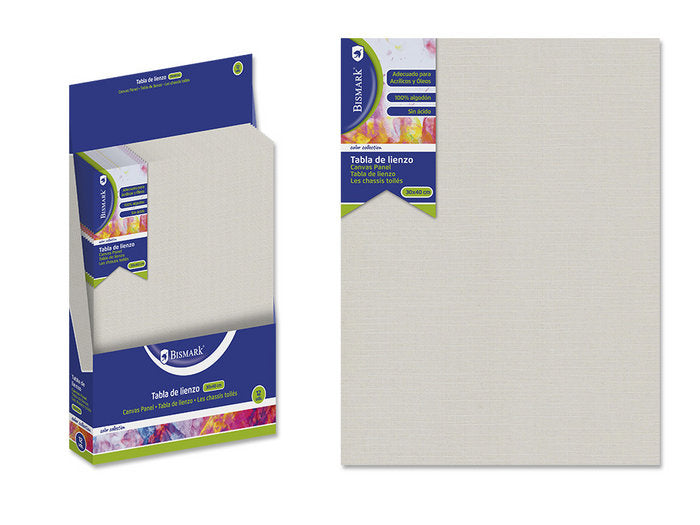 TABLA ENTELADA CANVAS PLANO 30X40CM | 12 UNIDADES | (POESSA BISMARK REGALO)