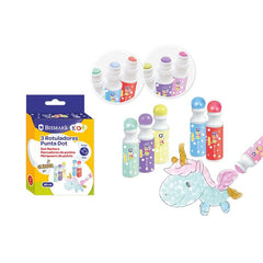 Set 3 Rotuladores Educativos Puntos 60Ml Glitter | Poessa Bismark Basico | Pack 1 Unidades
