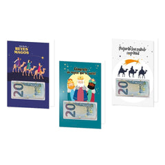 TARJETA PARA REGALAR DINERO REYES MAGOS | BISMARK NAVIDAD | ENVASE 24 UDS. UNIDAD | 18430173336122